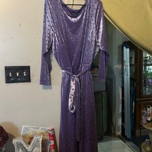 Torrid lilac velour dress sz 4x